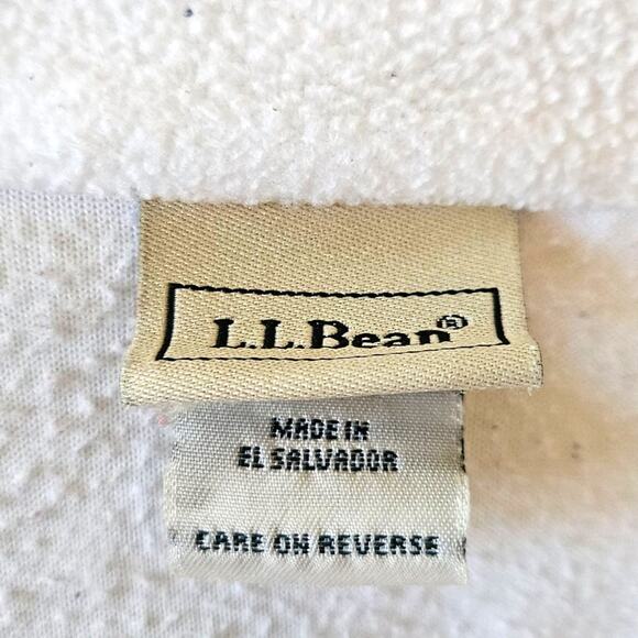 LL Bean Fleece 1/4 Zip Shirt Layering White Women's Medium - Picture 4 of 7